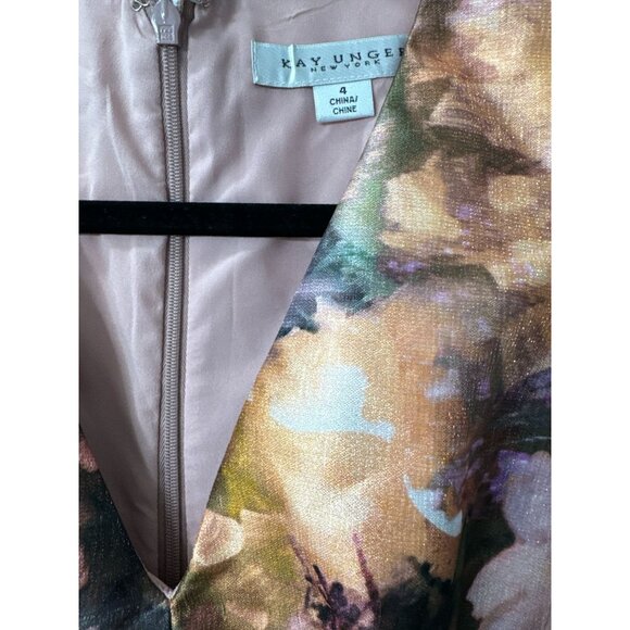 KAY UNGER New York Women Lady's Soft Orchid Dress 4 - Picture 7 of 10